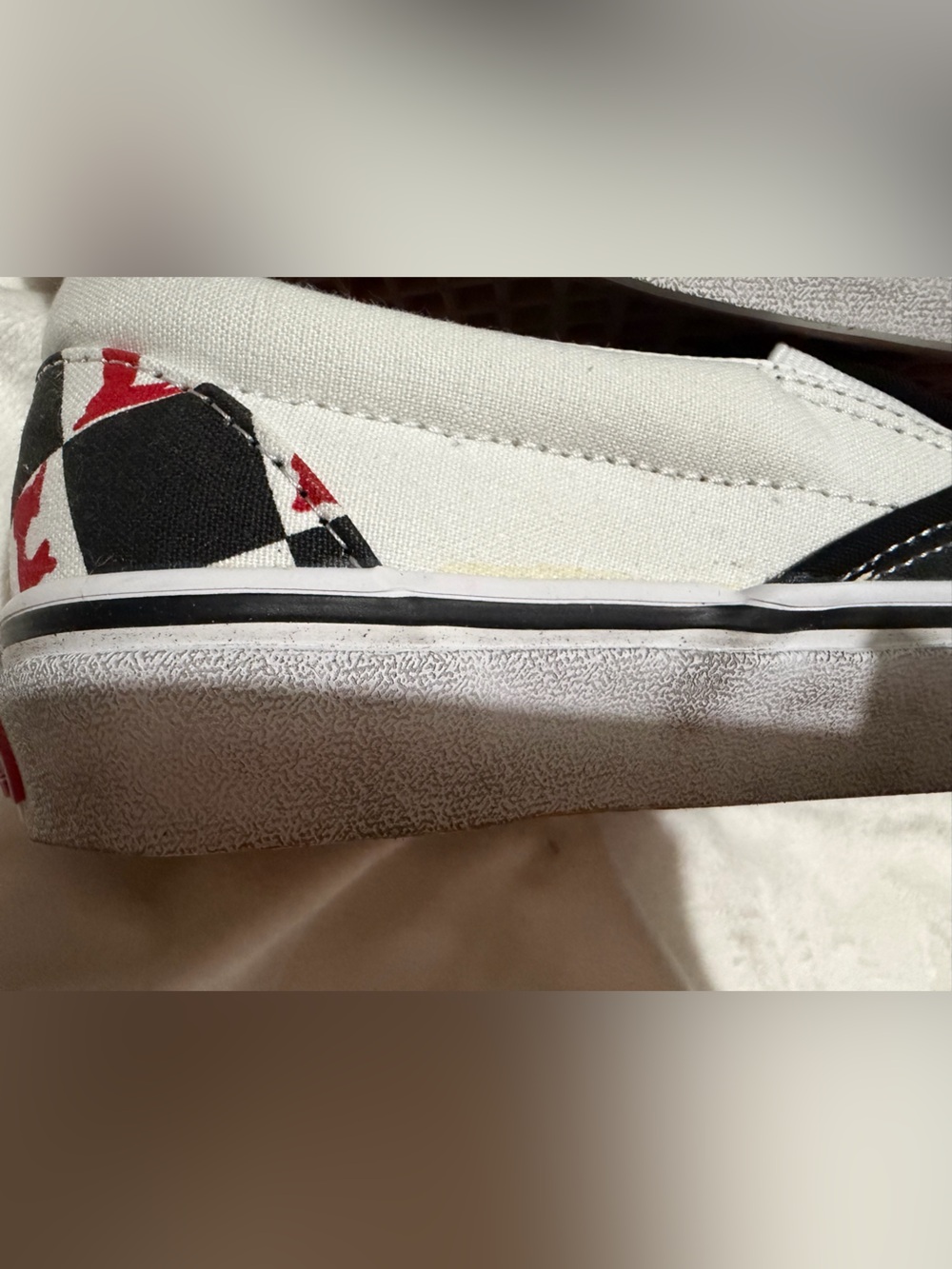 Vans x Vivienne Westwood Collab Checkered Slip ons women’s 7.5 / men’s 6 - Picture 5 of 8